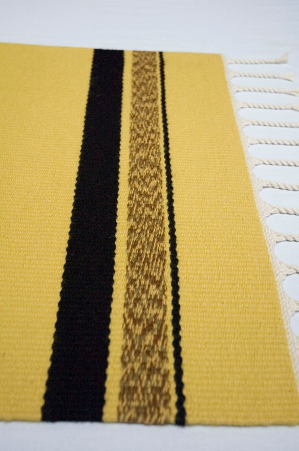 Yellow black stripes - detail